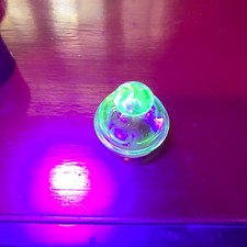 Vintage Uranium Glass Percolator Top Lid Vaseline Green Depression Glass.Perfect