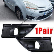 1pair Front Bumper Fog Lamp Frame Cover Foglight Bezel For Citroen C4 Picasso 1pair Front Bumper Fog Lamp Frame Cover Foglight Bezel For Citroen C4 Picasso