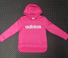 Girl's pink adidas hoodie size large brand new without tags