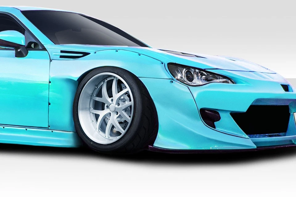 For 2013-2020 FR-S Toyota 86 Subaru BRZ Duraflex Wide Body GT500 V3 Front Fender Foto 2 de 4