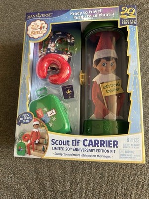 The Elf on the Shelf Scout Elf Carrier 20th Anniversary Limited Edition Kit