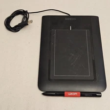 Wacom CTL-460 Bamboo Pen Tablet w/ Pen (TESTED & WORKING)