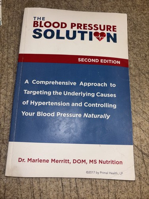 #ad Blood Pressure Solution by Marlene Merritt 2017 Trade Paperback $54.88