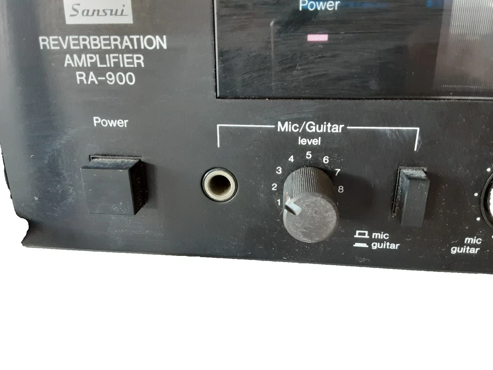 复古山水 RA-900 立体声混响放大器 模拟混音器 - 未测试 — 第 3/4 张图片