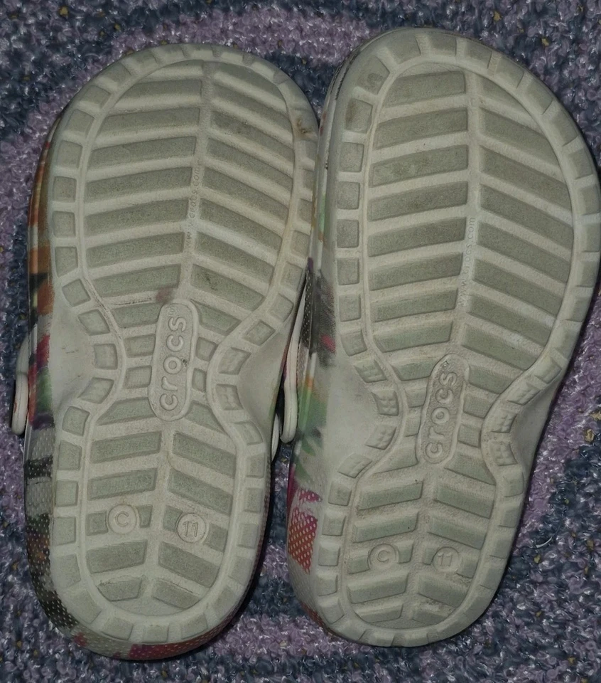 Crocs Classic Lined Tie-Dye Unisex Clogs mit Fell Gefüttert ,Gr.11 ,Hausschuhe - Bild 2 von 2