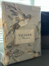 Voyage Maison Tafuna Dawn Large Cotton/Linen Pencil Pleat Curtains/Pair