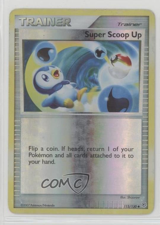 Super Scoop Up Reverse Foil Pokémon Diamond & Pearl Base Set #115 2007