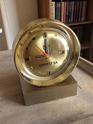 Vintage Wecker Genest SA - altes Modell aus Sammlung