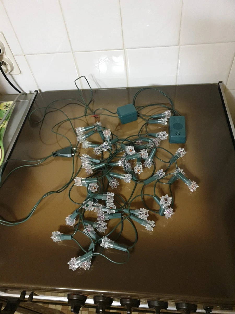 Guirlande Electrique De Noël 15,5 M 240 LED Blanc Chaud