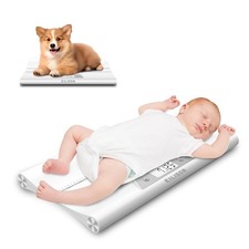 EILISON Baby Weight Scale with Height Measurement Function White 