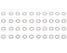 Yeah Racing 8x14mm Stainless Steel Shim Set 40  0.1, 0.2, 0.3, 0.5mm 