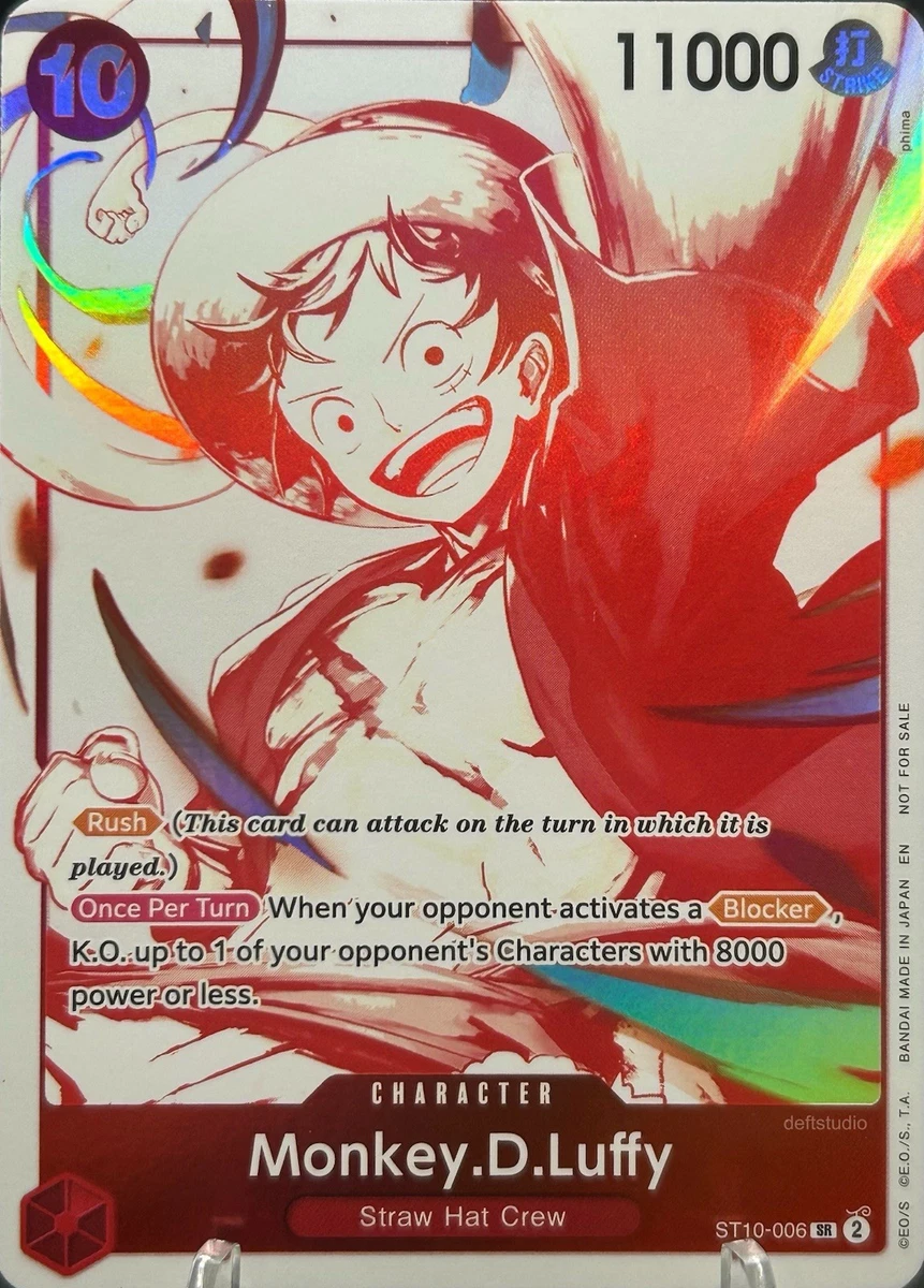 Monkey.D.Luffy-St10-006 ST10-006 One Piece Promotion Cards for