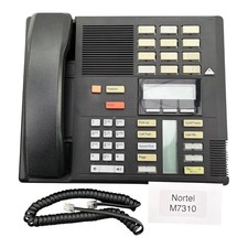 Nortel Norstar M7310 Black Corded Telephone Speakerphone Display Phone