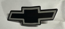 Chevrolet Bowtie Angled Emblem Logo 3-38 Long Gray Black Chevrolet Bowtie Angled Emblem Logo 3-38 Long Gray Black