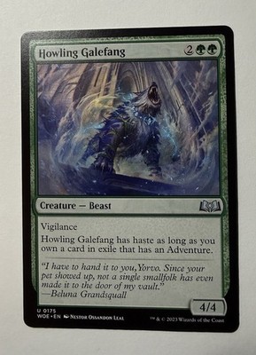 x1 Howling Galefang WOE MTG 175 UNCOMMON M/NM 1x