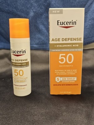 Eucerin Sun Age Defense SPF 50 Face Sunscreen Lotion - 2.5 oz 03/25