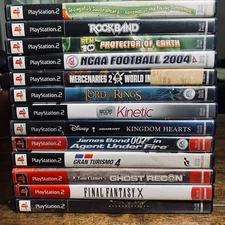 Sony PlayStation 2 PS2 Video Game Cases, Artwork Sleeve, & Manual. NO DISCS