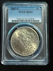 1887 S MORGAN DOLLAR PCGS MS62 838