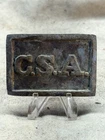 Civil War Confederate C.S.A. Rectangular Belt Plate Buckle - Monocacy, Maryland