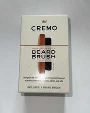 Cremo 100 Boar Bristle Beard Brush With Wood Handle To Shape, Style And Groom A