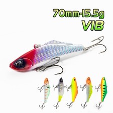 3/6Pcs Crankbait 7cm/15.5g VIB Sinking Fishing Lure Hook Hard Bait Tackle Trout