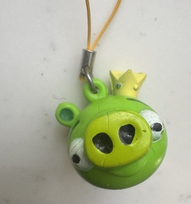 Angry Birds green pig phone charm #angrybirds #gaming #retro
