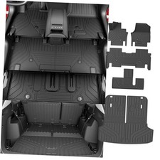 Floor Mat Compatible with 24-26 Kia Cargo Mat 2nd Row Backrest Mat Floor Mat