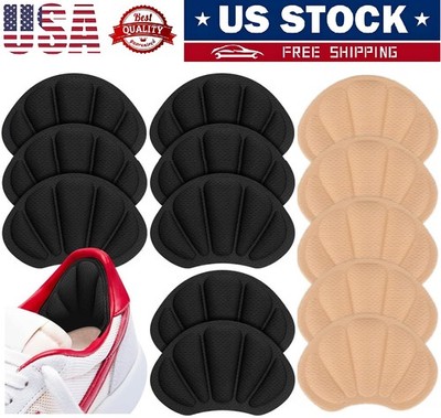 4× Heel Grips Cushions Inserts Heel Pads Loose Shoe Too Big & Heel Slipping USA