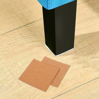 20 Pcs Anti Pads Glass Table Bumpers Cork Mat Furniture