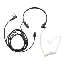 2Pin Headset PTT Mic Earphone For Baofeng UV5R UV-82 Kenwood HYT Walkie Talkie