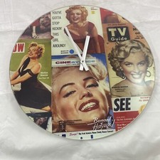 Marilyn Monroe Wall Clock Collage 14