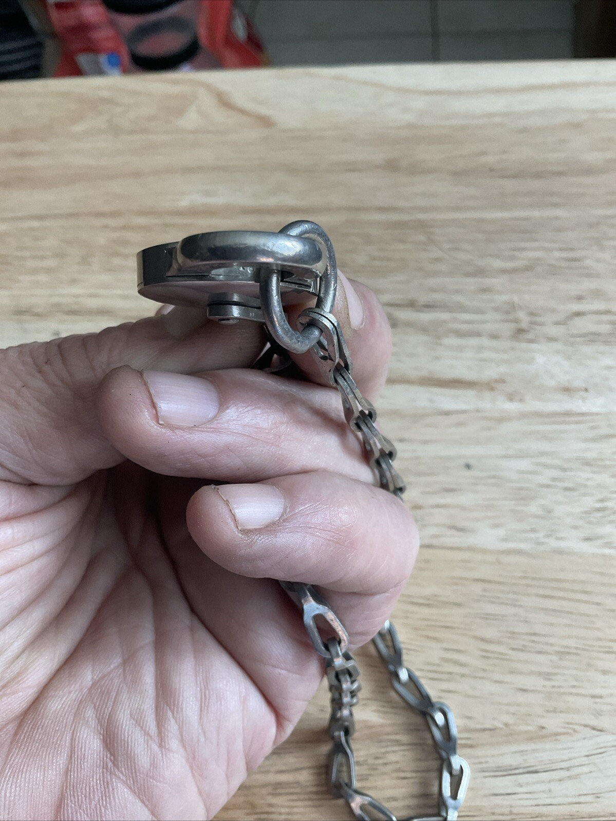 Vintage Ames Sword Co. Spare Tire Lock Sept 19 1882 No Key