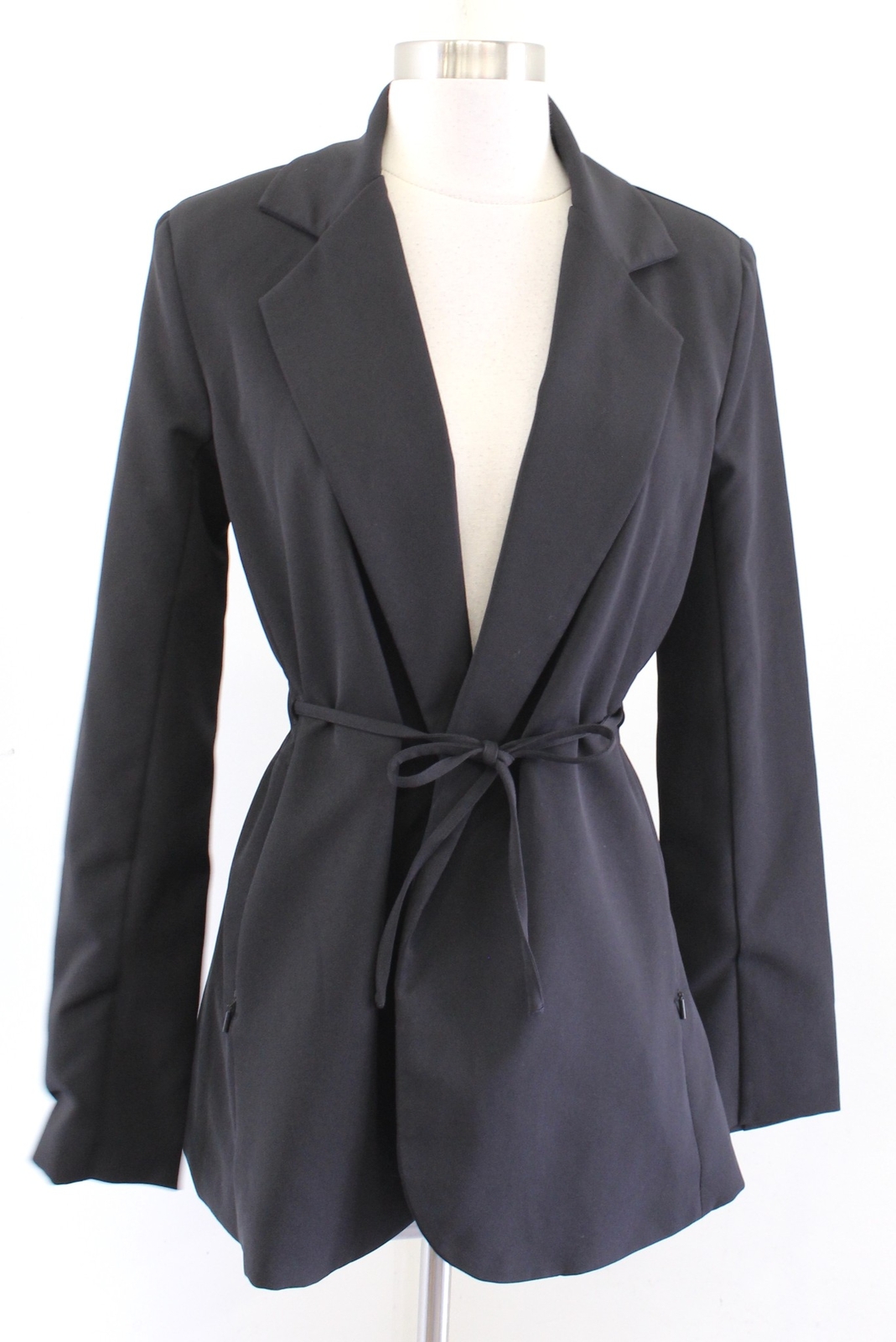 Athleta Solid Black Endless Permatwill Blazer Siz… - image 1