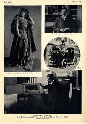 Zur Aufführung von M. Maeterlings Drama Monna Vanna in Berlin Der Dichter...1902