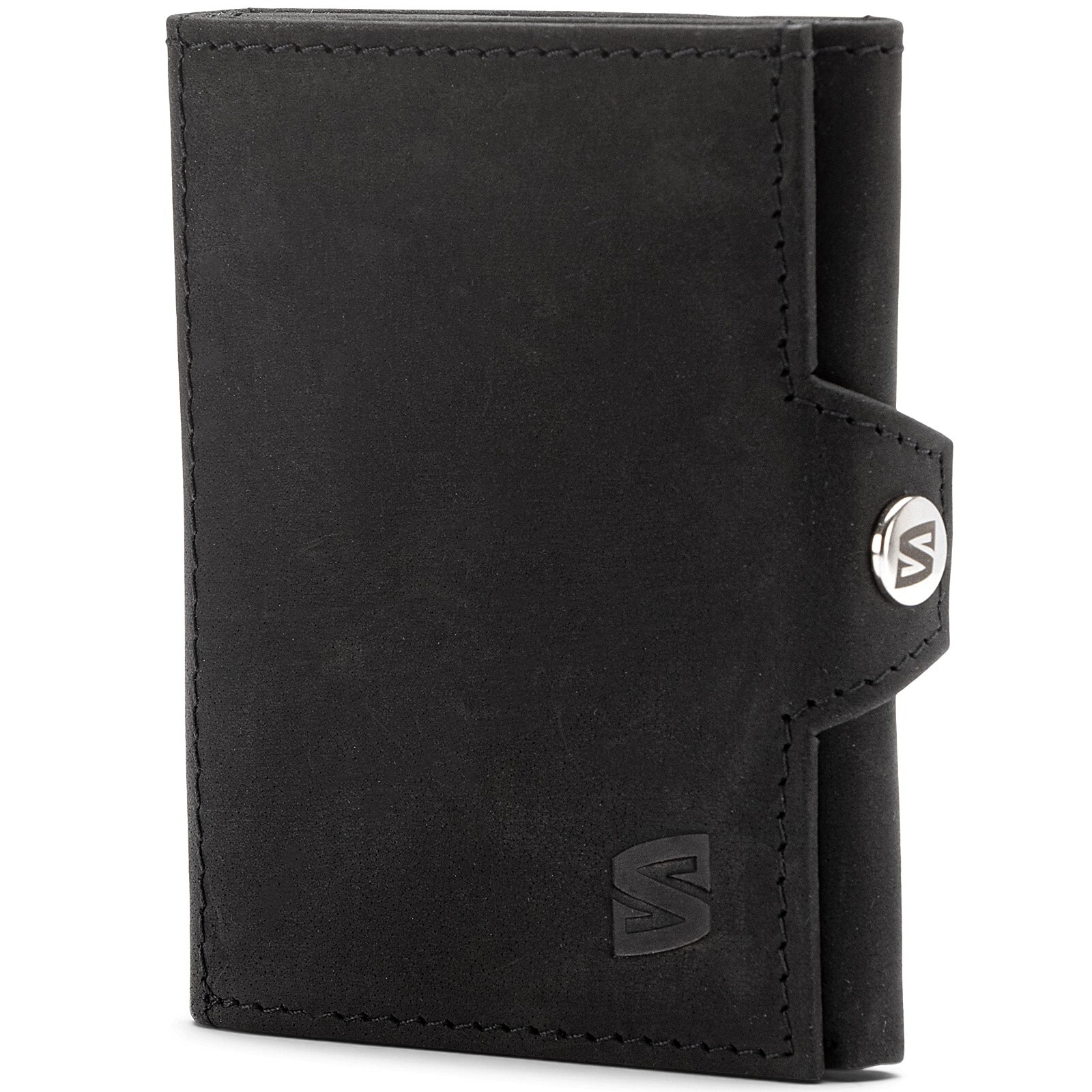 SERASAR, Cartera de Piel para Hombre "Genius", con protección RFID