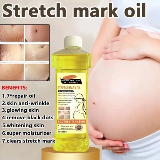 Aceite para estrías y cicatrices - 100 % natural, 600 ml Foto 3 de 3