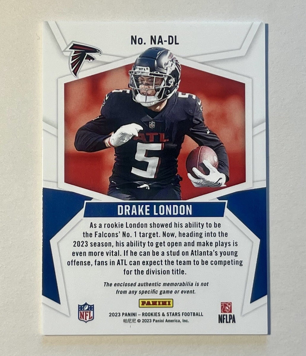 2023 Panini Rookies Stars NFL Authentic Patch #NA-DL Atlanta Falcons