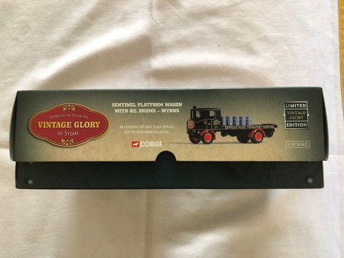 Corgi 80004 Sentinel Platform Wagon + Oil Drums Wynns Newport & Cardiff (New) - Picture 14 of 21