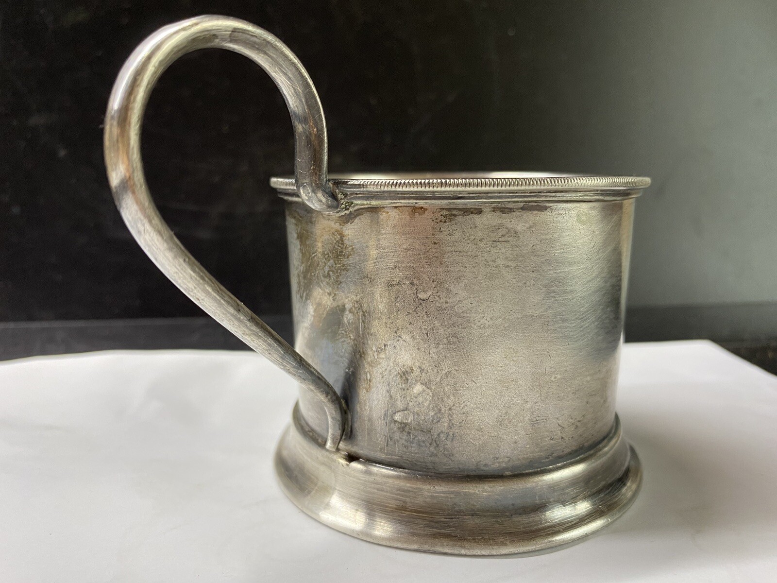 VINTAGE PODSTAKANNIK German Cup Holder Art Krupp Berndof 1900-1940