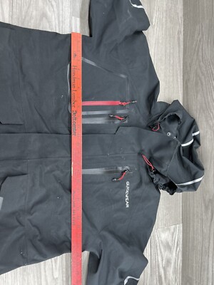 Cabelas Guidewear Mens LARGE Black Xtreme PARKA Guidewear Fishing