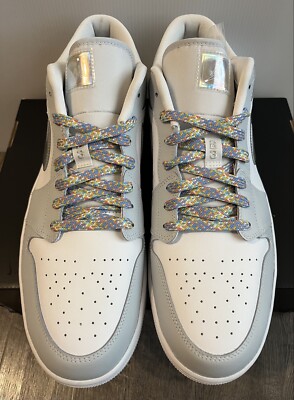 Nike Air Jordan 1 Low SE 'Tear-Away' White Silver DX6070 101 Men's