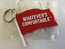 Southern Comfort "Whatever's Comfortable" Vinyl Flag Key Ring NEW