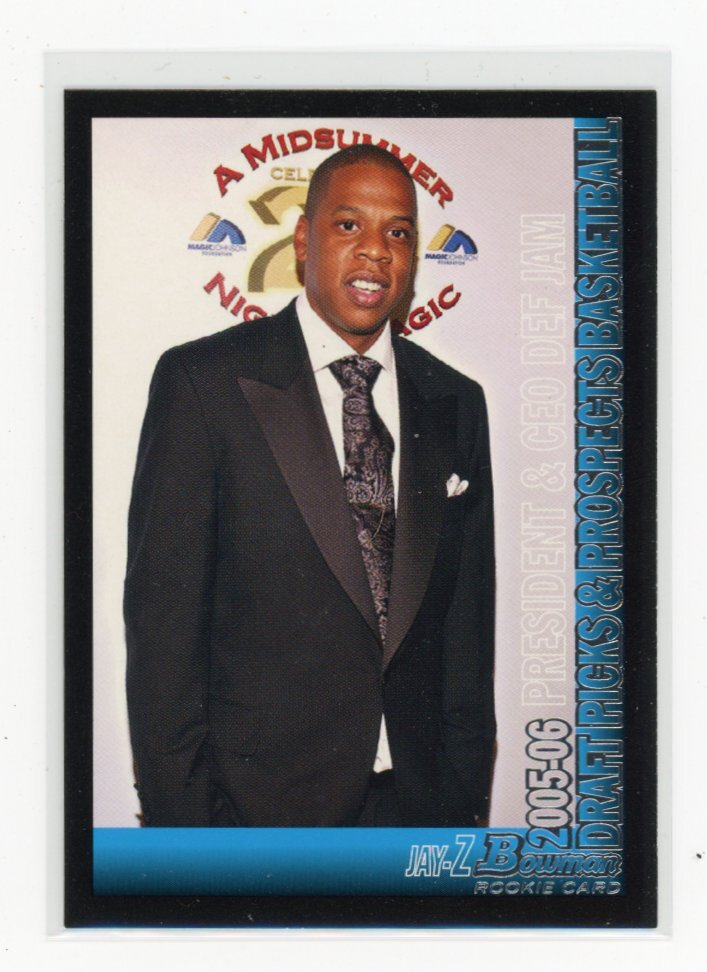 2005-06 Bowman #151 Jay-Z Rookie Card