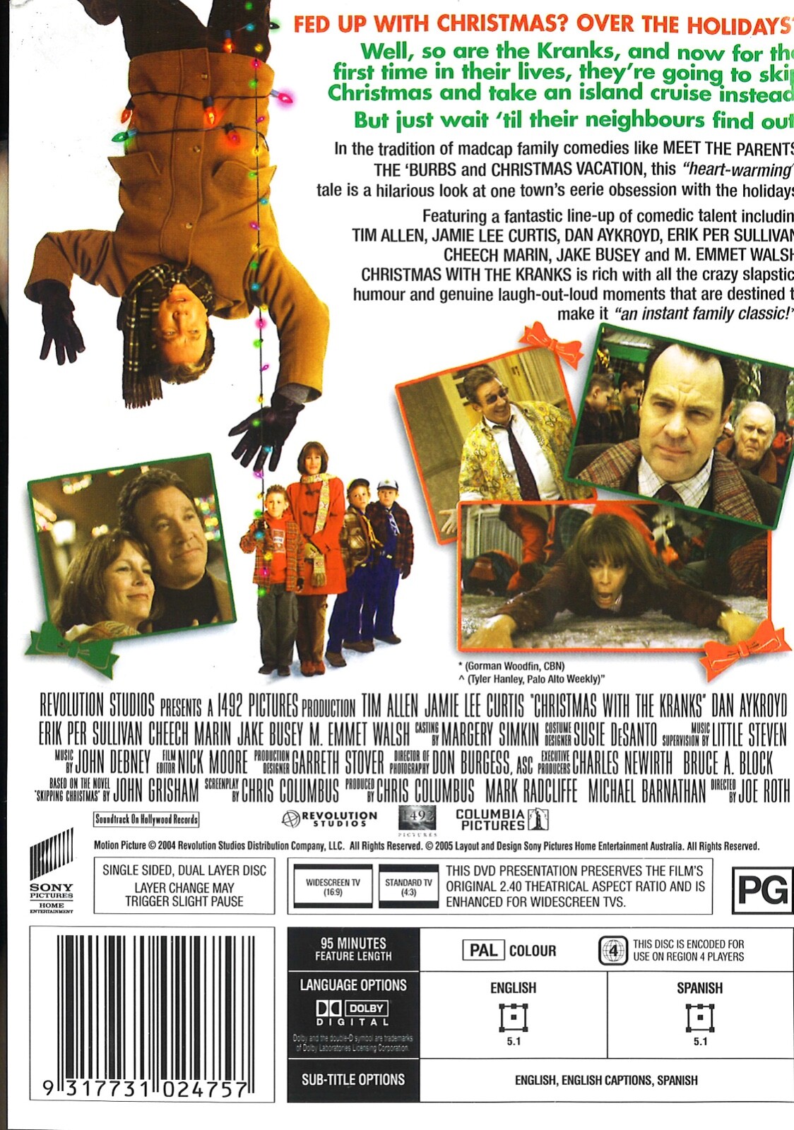 331A NEW SEALED CHRISTMAS WITH THE KRANKS DVD Region 4 eBay