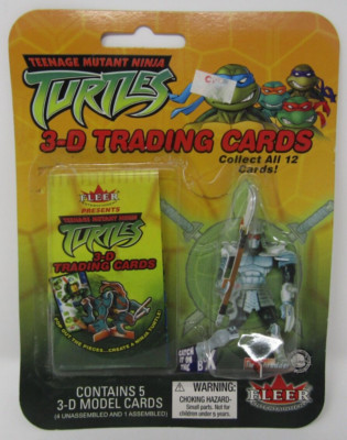 Teenage Mutant Ninja Turtles 3-D Trading Cards Shredder Model 2003 Fleer New