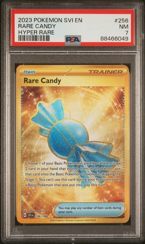 Rare Candy graded PSA 7 for sale on eBay