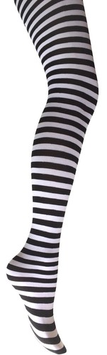 Extra Large Striped Tights- Ladies Plus 