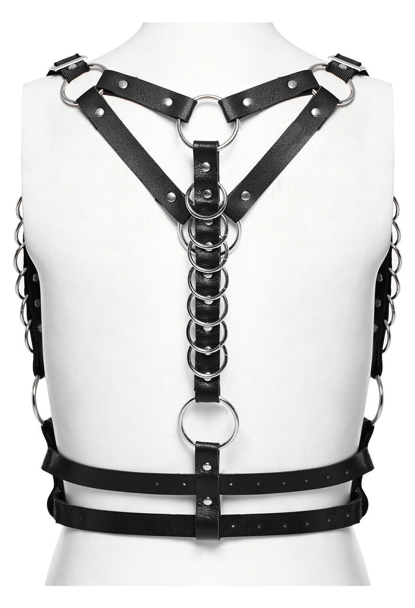 Punk Rave Women Black Gothic Punk Multiple Metal Sexy O  display picture 3
