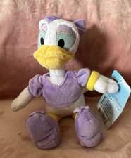 Disney Daisy Duck Purple Shirt Bean Bag Plush Mickey Mouse Club House 9  stuffed
