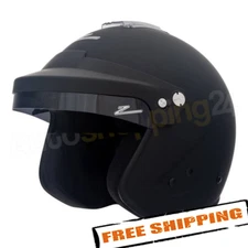 ZAMP H77403FXXL 2X-Large Flat Black Snell SA2020 Open Face RZ-18H Helmet